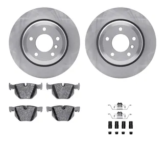 R1 Concepts WFWH1-31057 E- Line Series Brake Rotor W/ Ceramic Brake Pads & Hdw